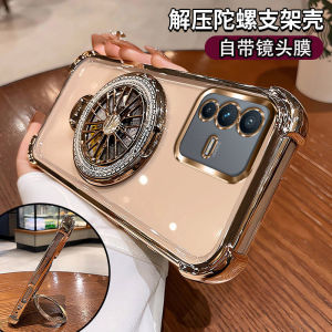 Vivo V23 pro Silicone Case Full Cover with Lens Film Anti-Fall Protection Soft Shell Transparent Anti-Knock for Overseas Version