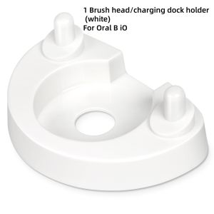 Toothbrush Holder For Oral B iO Electric Toothbrush Bathroom Organizer Countertop Brush Head Holder Charging Dock Stand