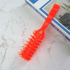 Plastic Bone Shaped Hair Comb Multi-Tooth Bath Massage Curly Hair Comb Hard Teeth Comb for Fish Scraping Home Use Old Style