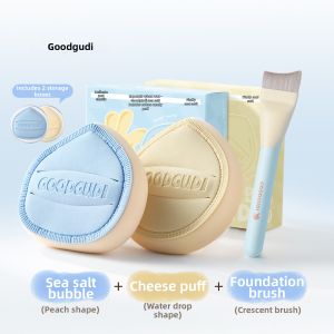 Goodgudi | Powder Puff for Foundation Wet & Dry Low Absorbency