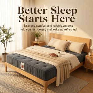 COZY Spring Mattress Luxurious and Comfortable Memory Foam Mattress Single/Double/Queen/King Size