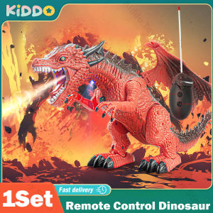 Remote Control Dinosaur Toys for Kids RC Dinosaur Robot Toy Spray with Sound Simulational Toys for Boys Girls Christmas Gifts