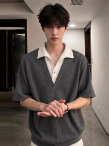 ZHUOCAN | Short Sleeve Polo-style T-shirt