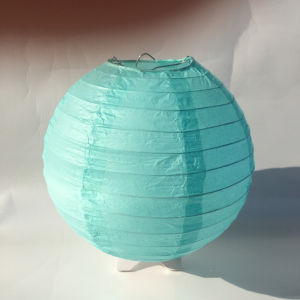 10-15-20-25-30-35-40CM DIY Blue Series Paper Lantern Wedding Birthday Scene Decoration Photography Props Store Window Decoration