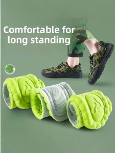 LINGMIAO | Soft Shock-Absorbing Insoles for Mens Military Training