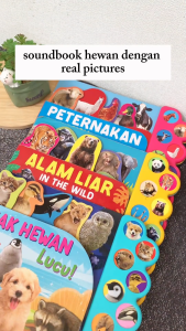 Sound Book Peternakan dan Alam Liar (10 suara hewan) - Buku Bersuara Hewan [GinukGinukBooks]