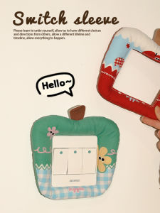 Creative Switch Border Wall Sticker Socket Panel Cover up Cute Cartoon Wall Light Switch Decorative Protection Cover