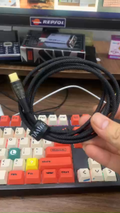 CÁP dù C to C 100W 2 đầu trong suốt - Hỗ trợ max 100w truyền dữ liệu 20GB