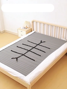 รัดเตียงแน่นเป๊ะ สาย6 เส้นคลิปหนีบ12 ตัว สายรัดผ้าปูไม่หลุด สายรัดมุมเตียงกันหลุด