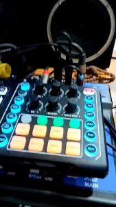 COD Pro Soundcard Audio Mixer Bluetooth External Live Boardcast  5.0 Live konten kreator - M6