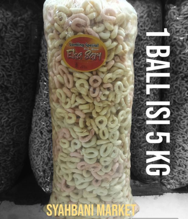 COD 1 KG LANTING JUMBO MERAH PUTIH GENDUT KLANTING JUMBO KHAS KEBUMEN RASA ORIGINAL MERAH PUTIH KERUPUK PASIR KERUPUK GENDAR