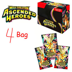 Bandai | 72/360Pcs Pokemon Card Scarlet Violet 151 DR Bright Stars Prismatic MEGA EVO AH ME01 English Booster Battle Collection Cards