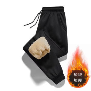 Special Offer Clearance Thickening Cashmere Sweater Women's Winter Outdoor Wear Cold-Proof Heattech Fleece Padded Pants Winter Plus Size Cotton Pants