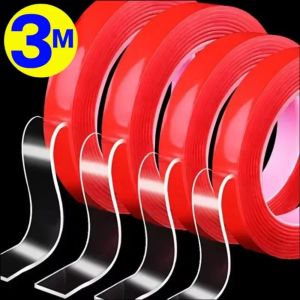 3M 5/10/15/20/25/30MM Double Sided Nano Tape Clear Waterproof Heavy Duty Glue Removable No Traces Adhesive Mounting Tapes Home Car Stickers
