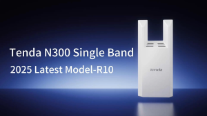 Bộ Mở Rộng Sóng WiFi Tenda R10-BK Black Gold N 300Mbps Chuẩn - Hàng Chính Hãng