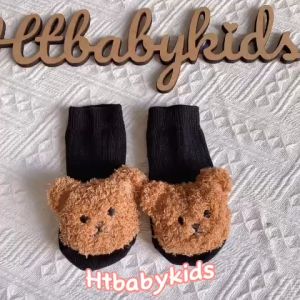 Vớ Tất Gấu Xù Cho Bé Trai Bé Gái Sơ Sinh Đáng Yêu