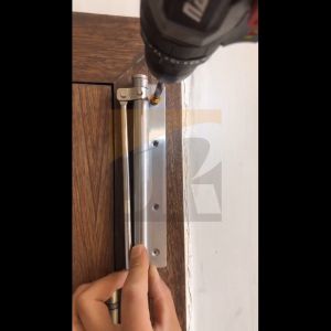 Stainless steel buffer hydraulic door closer mute Adjustable Hidden Door Hinges
