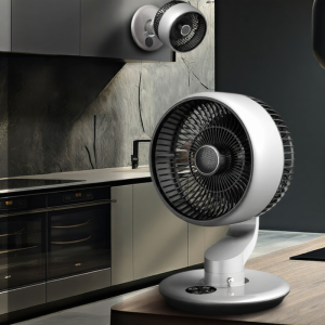 2025 New Desktop Air Circulation Fan Wall Mounted Charging Office Bathroom Small Table Fan Large Wind Home Use USB Digital Accessories