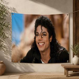 Singer Michael Jackson Flags Fashion flag For Living Room Home Dorm Decor Wall Outdoor Camping Party Banner Gifts
