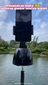 【Ready Stock】Auto Tracking Phone Holder-Auto Face Tracking Tripod For Most Phone | 360-Degree Face Tracking Phone Holder Motion Sensing Phone Stand And More