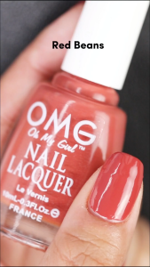 OMG Nail Lacquer 10ml - Red Beans