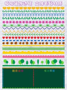 Bảng Thông Báo Trang Trí Tường Bằng Vải Nhung Không Dệt Viền Văn Hóa Tường Viền Trang Trí Lớp Học Viền Trang Trí Phòng Học