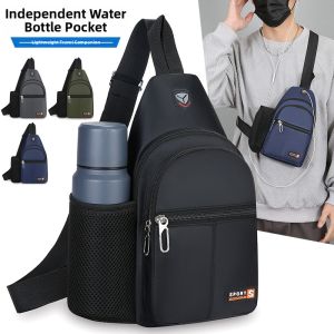 Jiaxun | Men Casual Large Capacity Oxford Crossbody Chest Bag