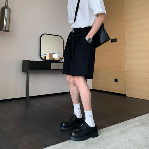 Hualun Summer Young Ice Silk Two-Piece Suit Men Shirt Wear a Set of Trendy Men Summer Wear Fashion Fashion