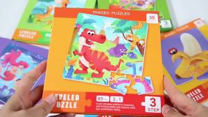 Wonderful Toys 3 in 1 Childrens Magnetic Puzzle Toy Advanced Folding Jigsaw Puzzle Book Educational Toys For Kids