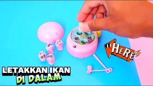 Mainan Anak Pancingan Ikan Mini Murah / Mainan Fishing Game Mini pakai magnet tanpa baterai