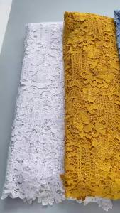 Kalume 2026 African Cord Lace Fabric Stones High Quality Nigeria Guipure Lace Fabric Flowers for Women Evening Party Dress F4954