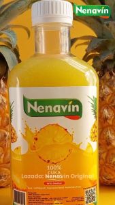 Cuka Nanas Nenavin Paket hemat 3 Botol Solusi Kolesterol Diabetes dan Asam Urat