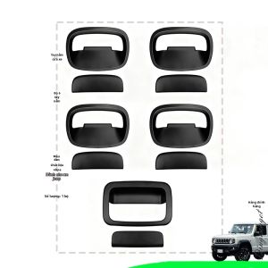 Vỏ Bọc Tay Nắm Cửa Trang Trí Cho Suzuki Jimny 5 Cửa JB64W 2023+ Chống Trầy Xước Độ Chế Tạo Từ Nhựa ABS