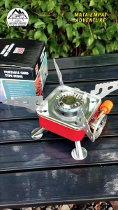 Kompor Gas Portabel K202 - Mini Stove Hemat Energi untuk Camping & Hiking