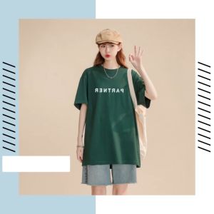 เสื้อยืดวัยรุ่น เสื้อยืดสกรีนลาย รุ่นฮอตเข้าแล้ว เสื้อยืดแขนสั้น เสื้อทรงโอเวอร์ไซส์ - BBPShop  มาใหม่ไฟแรง! เสื้อยืดคอกลมงานสกีนลายภาษาอังกฤษ เหมาะกับทุกเทศกาล 🥰