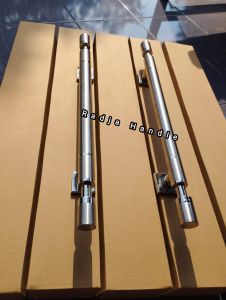 2pcs handle pintu rumah stainless stell model barbel 45cm 60cm 80cm gagang pintu stainless steel