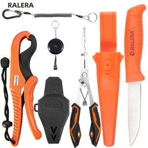 Bộ Dụng Cụ Câu Cá RALERA Bộ Đồ Câu Cá Biển Kèm Kìm Kẹp Cá Dây Đeo Cuộn Bao Đựng Tương Thích Câu Cá Ruồi Chống Nước Mặn