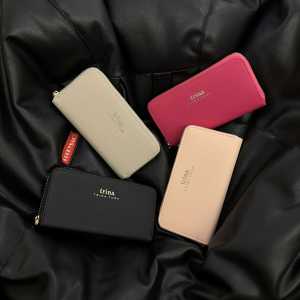 Ladies Multi-Functional Long Zipper Wallet Simple Fashionable Card Holder in Various Colors Elegant Clutch Bag for 2024 Summer
