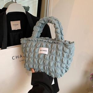 Casual Womens Korean Style Lunch Tote Bucket Bag