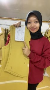 Pola Kebaya Tunik Dewasa & Pola Baju Wanita Lengkap