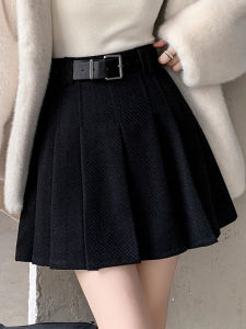 Unique High-End Fashionable Fall Tweed A-line Skirt