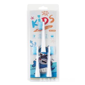 Mazhe Childrens Electric Toothbrush Soft Replacement Brush Heads Smart Charging Automatic Oral Care for 2-14 Years Old