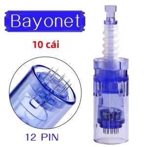 10 Chiếc Hệ Thống Trị Liệu Microneedle Với 12/36/42 Nano 3D Hộp Mực Lưỡi Lê Bút Cho Da Mặt Derma Needling Điều Trị Chăm Sóc Da