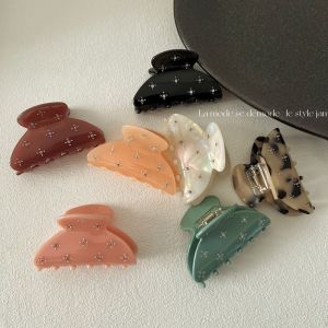 Small Rhinestone Ice Cream Color Cute Girls Hairpin Good Texture Small Exquisite Grip Hairpin Updo Hair Accessories