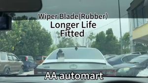 HONDA Jazz Fit (2001-2013) U-Hook Wiper Blade Soft Rubber Car Windscreen Windshield Wiper For Jazz Fit GE GD GG