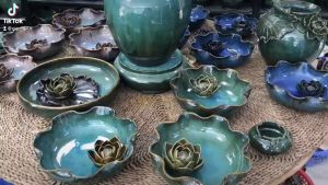 Bát Sen Thả Hoa Tắm Phật - Bát Minh Đường Tụ Thuỷ Các Cỡ