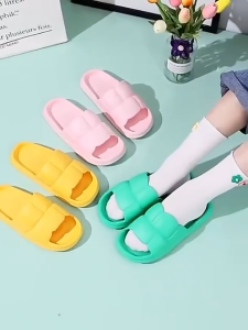 Slipper Women Casual Slippers Black White Summer Soft Sole Flip Flops Kasut Perempuan Selipar Wanita