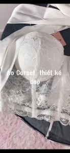 H02 [HÌNH THẬT] Áo Bra Ren Kiểu KATHY BRA Dáng Corset Bralette Cột Nơ Dây Lụa Mặc Được Nhiều Kiểu Cao Cấp croptop Dự Tệc