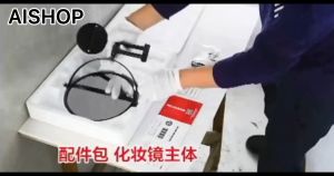 [OKLIFE. SG]Bathroom Folding Double Side Magnifying Glass Bathroom Wall-mounted Makeup Mirror cosmetic mirrors