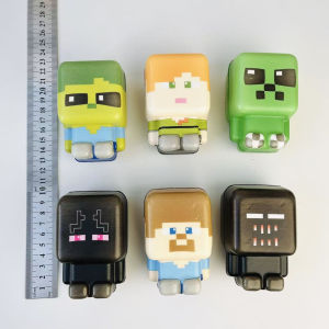 Bandai | New Model MC Stress Ball Pinch Music Toy Game Peripheral Figurine Stress Relieving Toys Game Related Toys Party Gifts